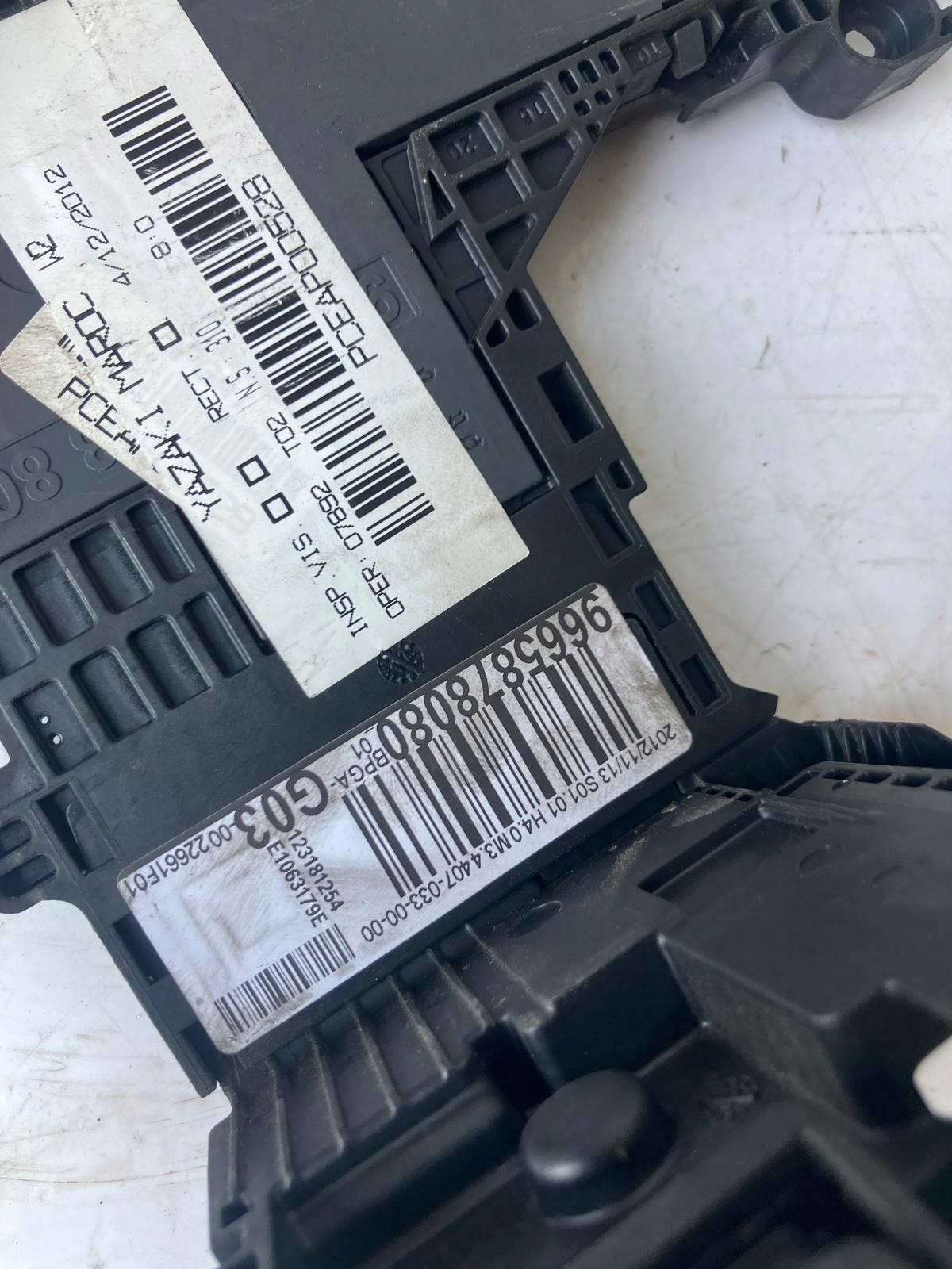 modulo per batteria G03 PEUGEOT 508 9665878080