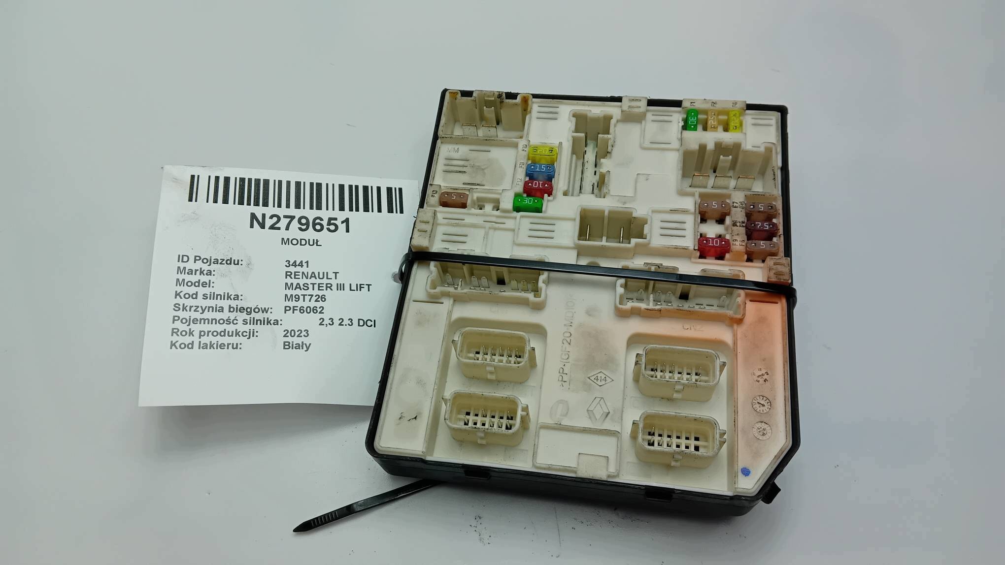 module 284B67365R USM RENAULT MASTER III LIFT