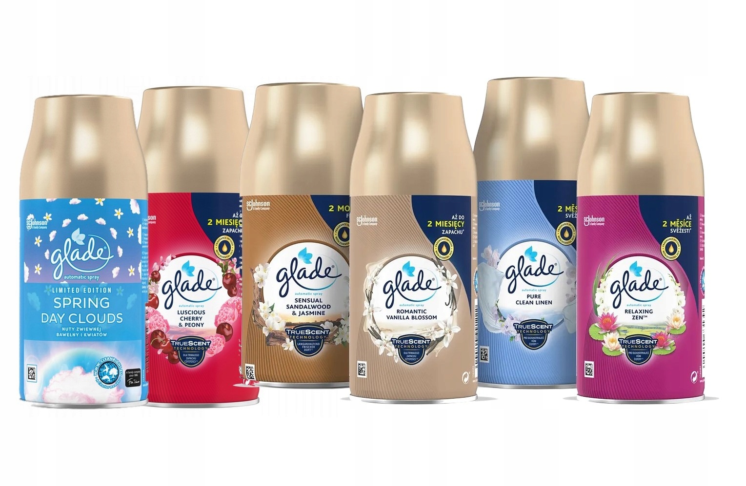 Levně Glade Osvěžovač Náhradní Sada 6 x 269 ml