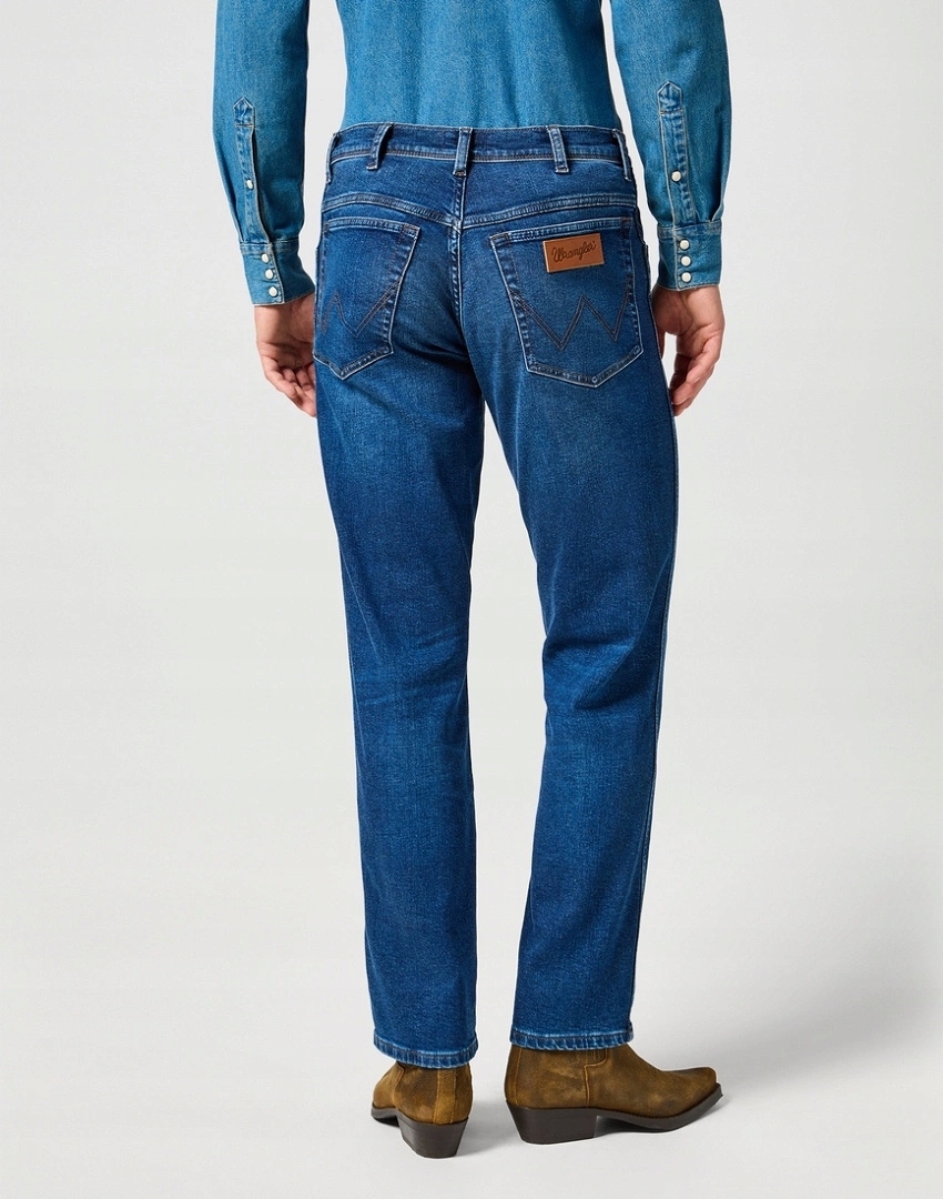 Pánské jednoduché džínové kalhoty Wrangler Texas Shadow Jeans 112356851 36/34