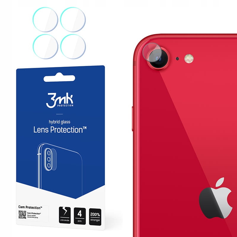 

Szkło hybrydowe 3mk na obiektyw do iPhone Se 2020