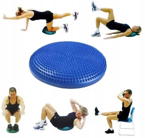 PODUSZKA SENSORYCZNA DYSK DO ĆWICZEŃ JEŻ BERET Średnica 33 cm