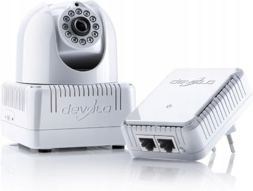 Sada s monitorovací kamerou a adaptérem Devolo dLAN LiveCam