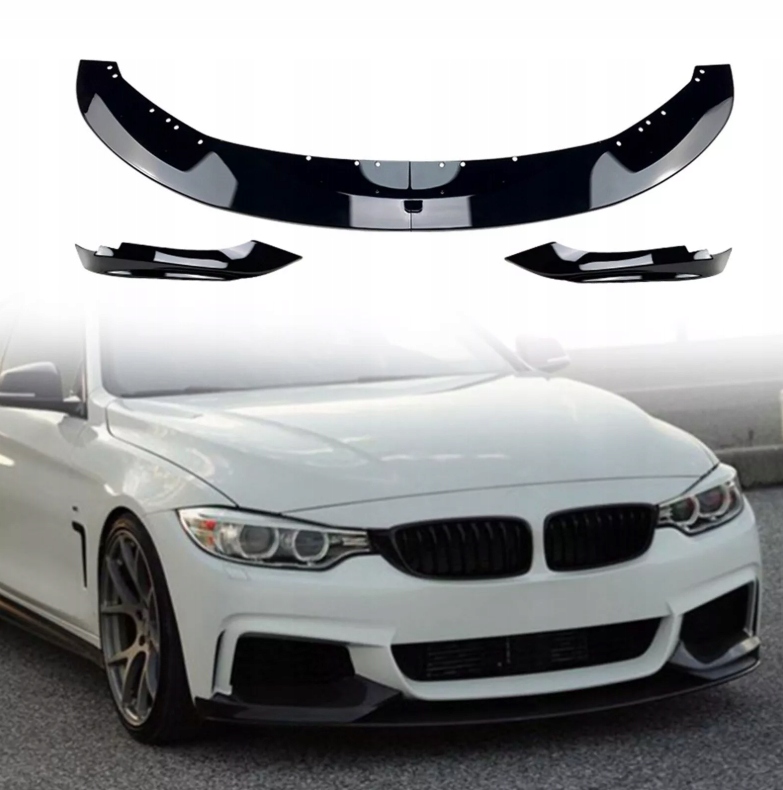 Predná Krytka Nárazníka Pre Bmw F32 F33 F36 2014-2020 M Šport Čierny Lesk