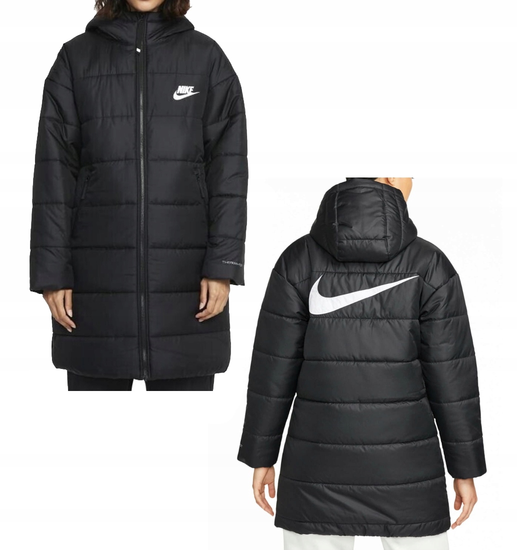 Nike Dámská bunda Parka Sportswear Therma-Fit Repel Volná DJ6999-010 Xs