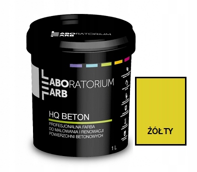 Hq Farba Do Betonu Posadzki Ogrodzeń Żółta 2,5L