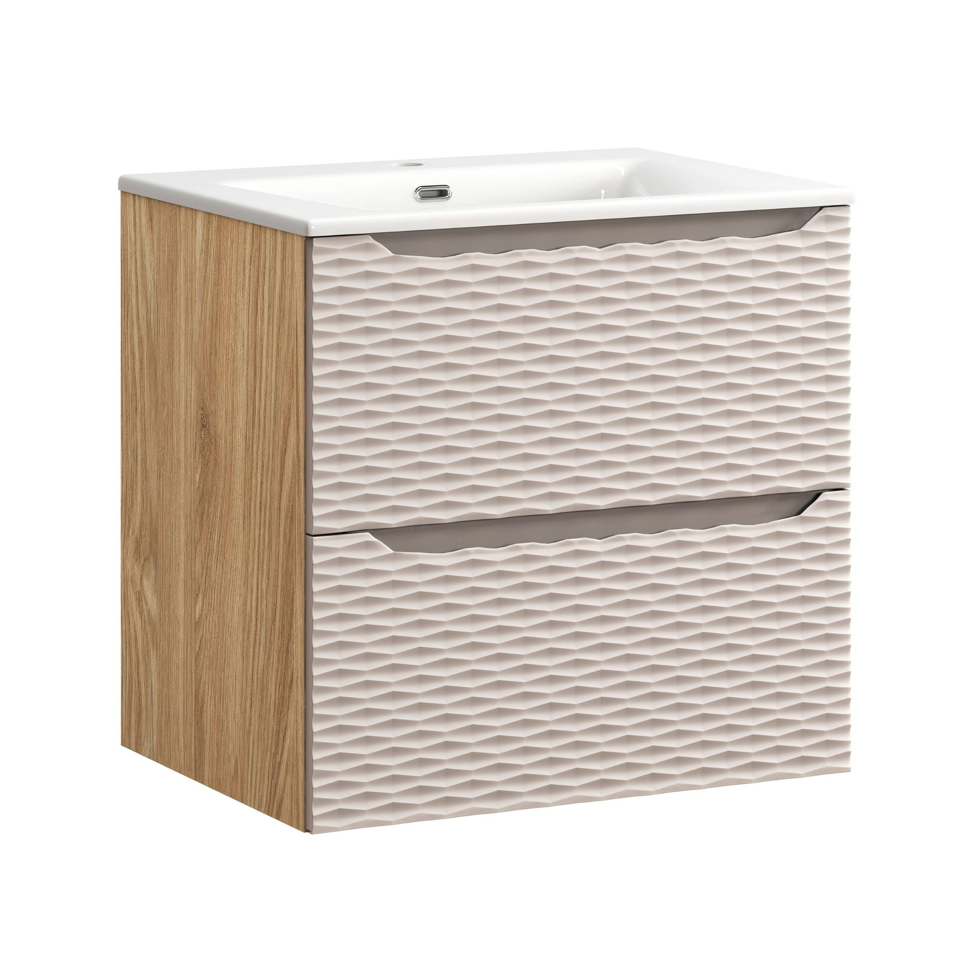 Szafka z Umywalką Ocean Beige 60cm z Umywalką Meblową Sky