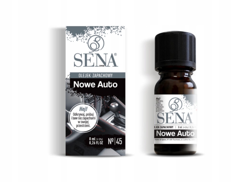 

Sena Olejek Zapachowy Zapach Nowe Auto 8 ML NO/45