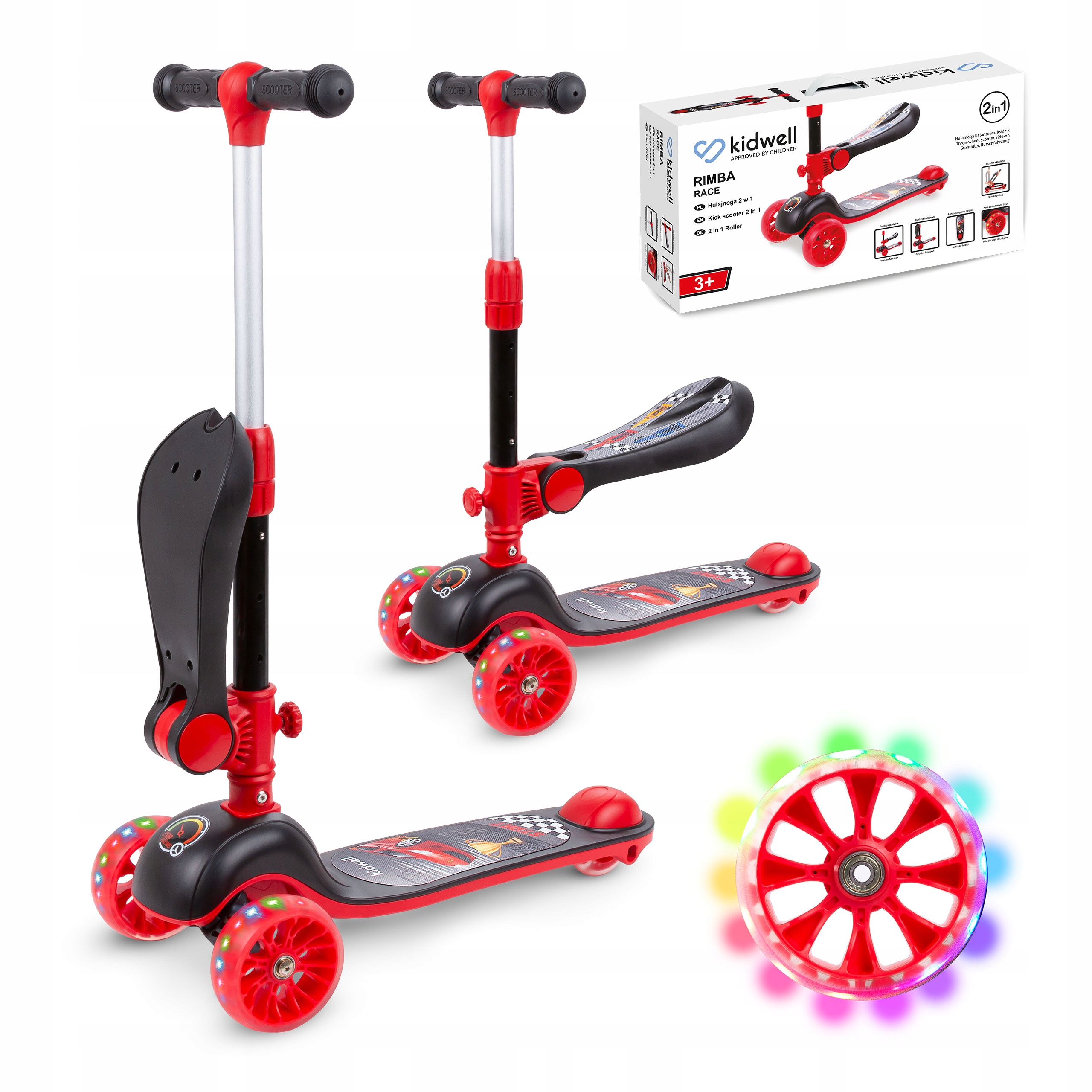 Hulajnoga Balansowa Z Siodełkiem Rimba Race