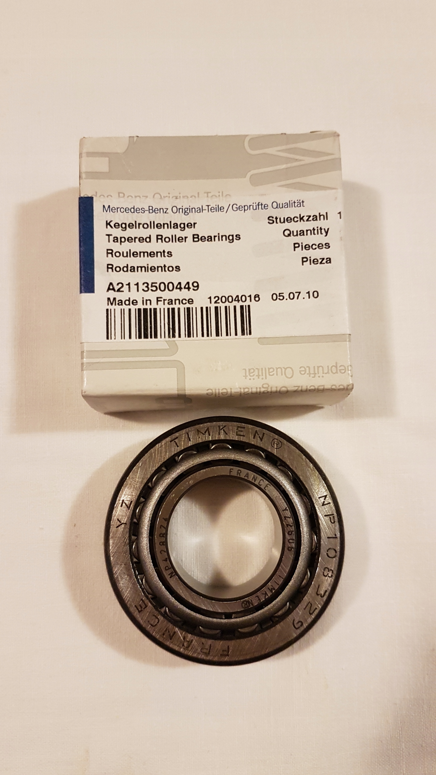 Подшипник вала моста Мерседес 211,203 2113500449