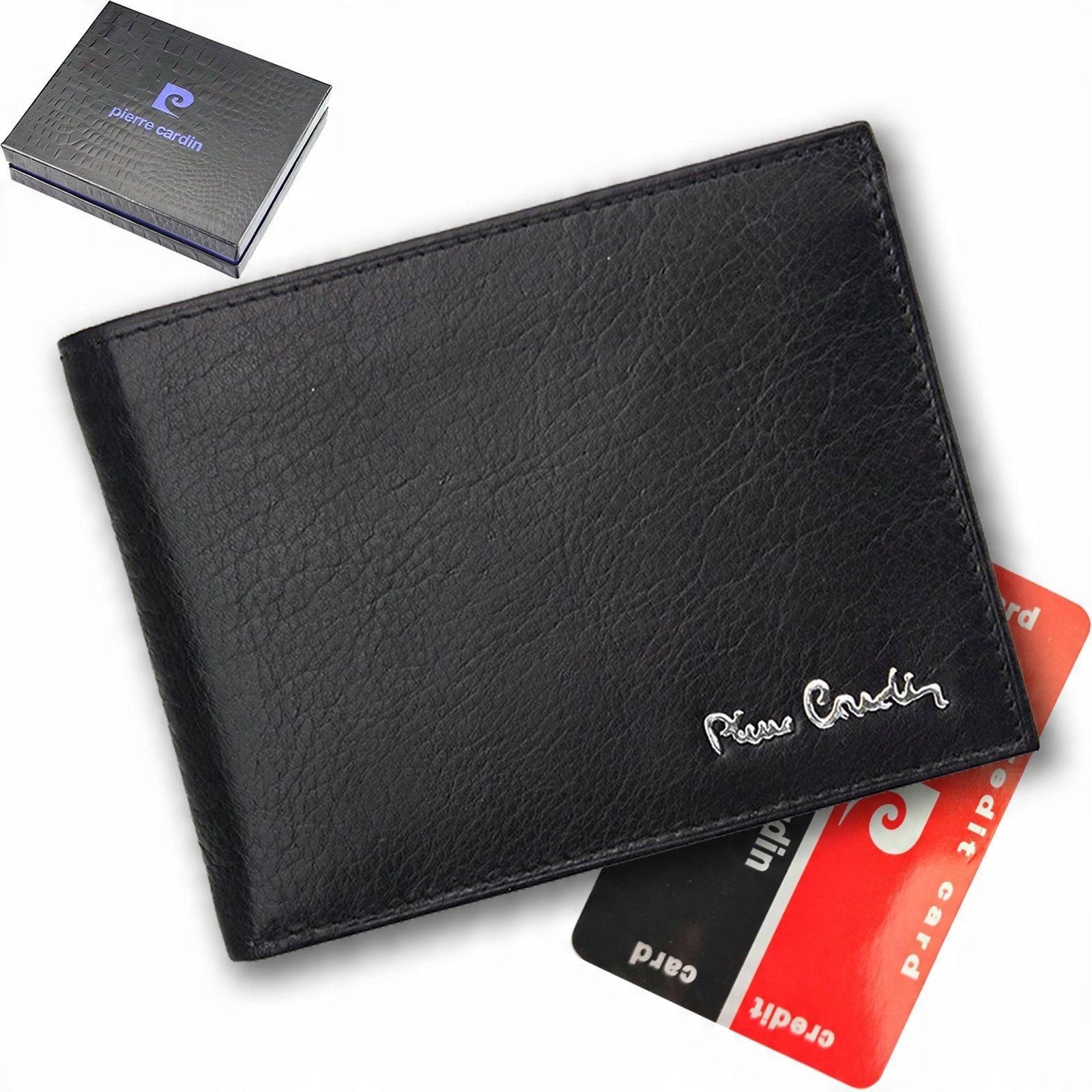 

Męski Portfel Poziomy Pierre Cardin Skóra Zab.rfid
