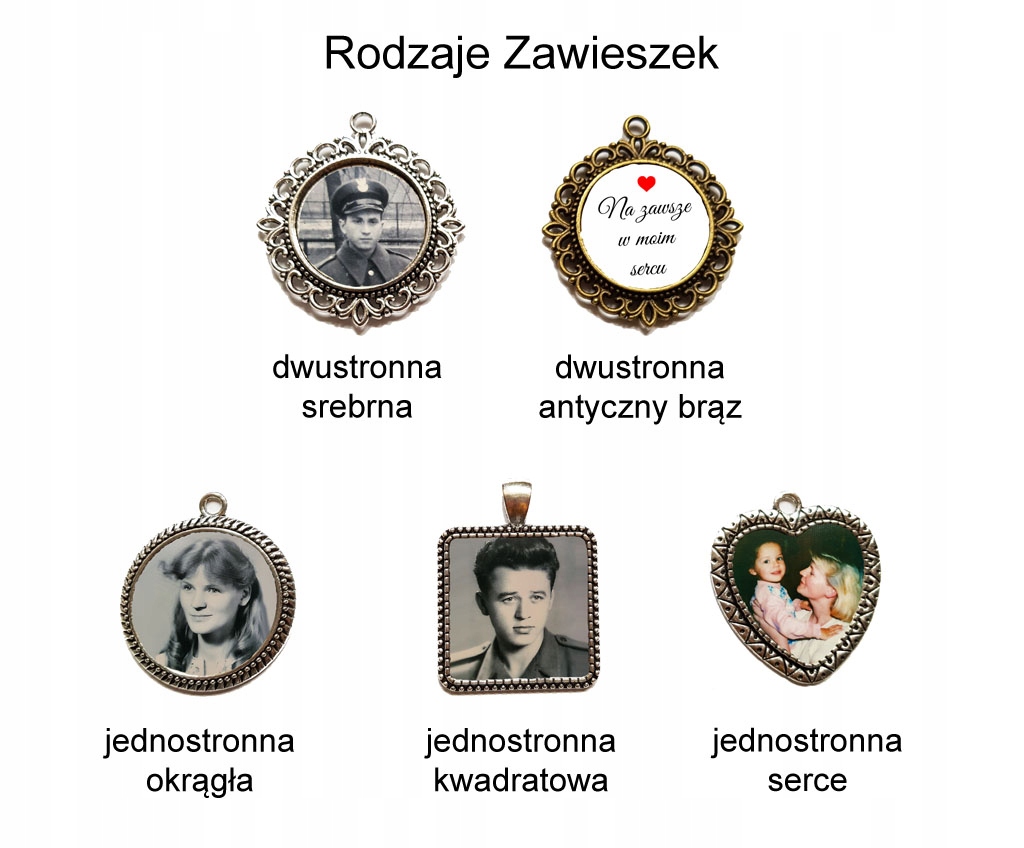 Zawieszka ze Zdjęciem Bukiet Ślubny Brelok Ślub Marka Inna marka