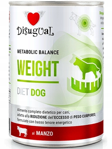 4x Disugual Veterinary Weight Hovězí 400g