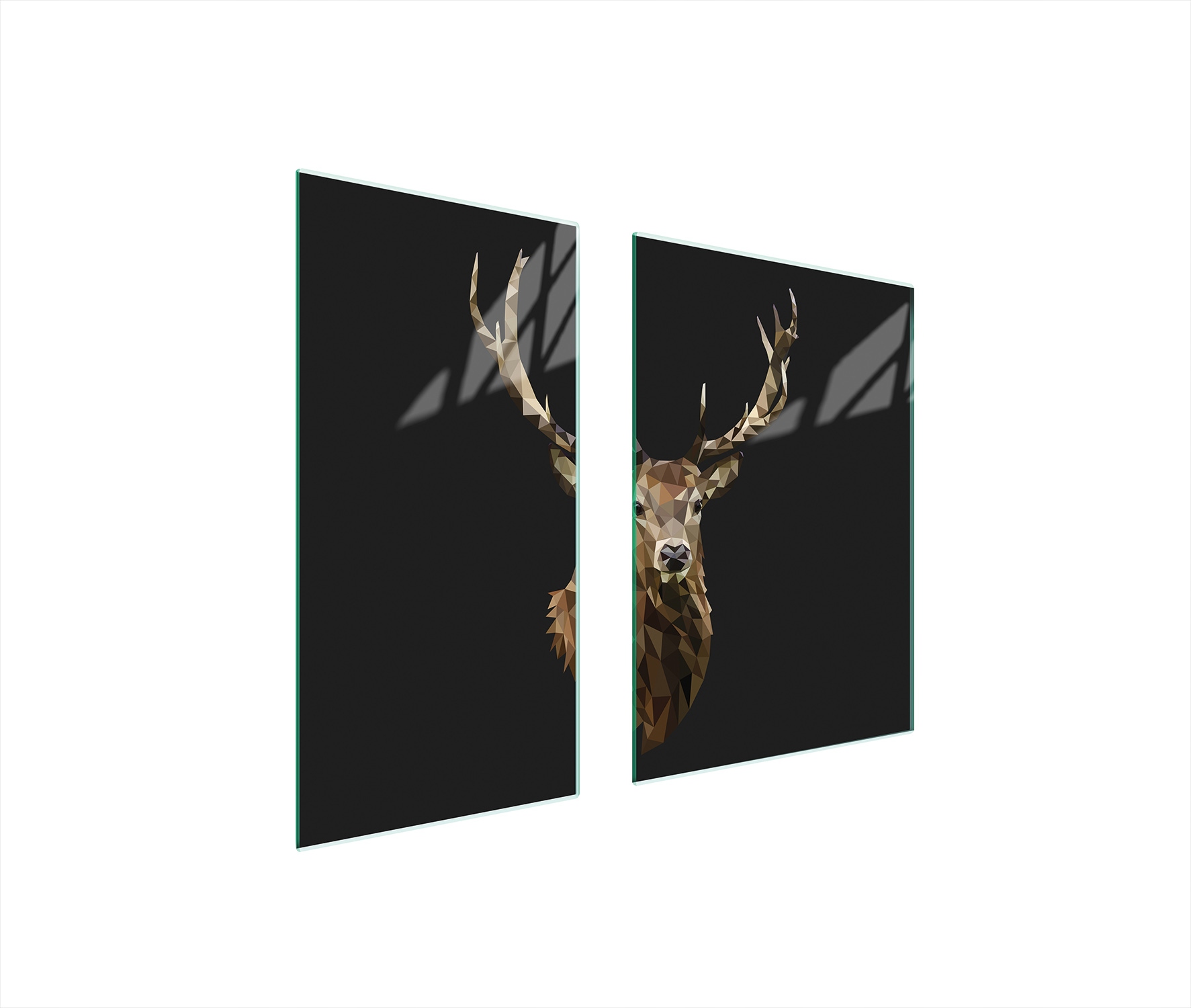 Skleněná Ochranná Deska 75x52 Jelen Tvrzené Sklo