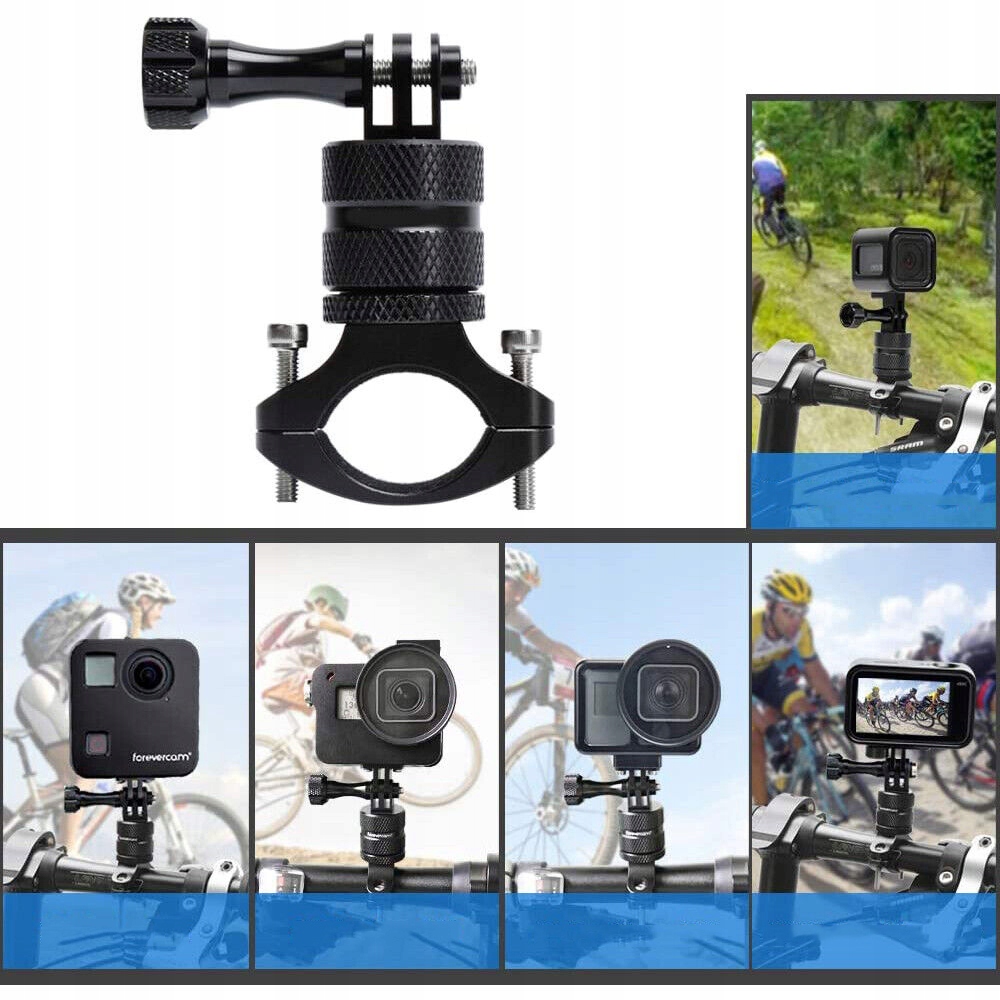 UCHWYT NA KIEROWNICĘ/RURĘ SIODEŁKA, UCHWYT NA AKCESORIA GOPRO DO ROWER Kod producenta Uchwyt do GoPro