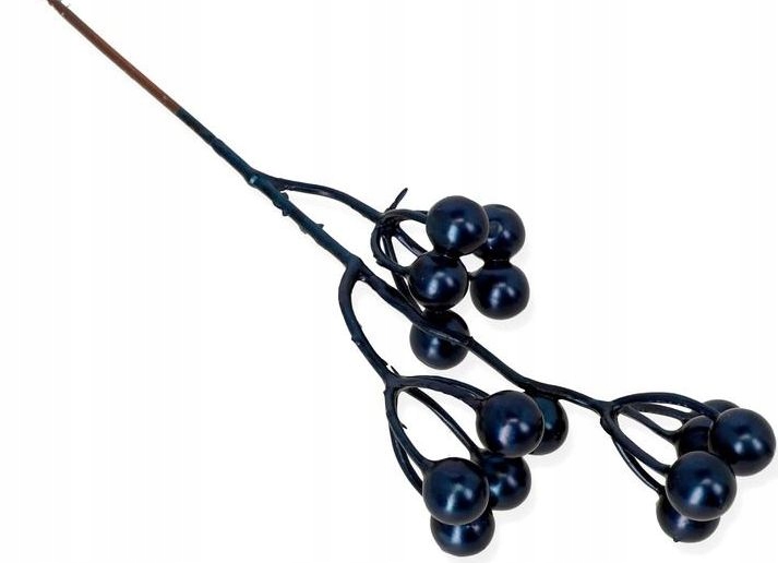 

Gałązka Dekoracyjna, Jarzębina Kulki Granat 26 cm