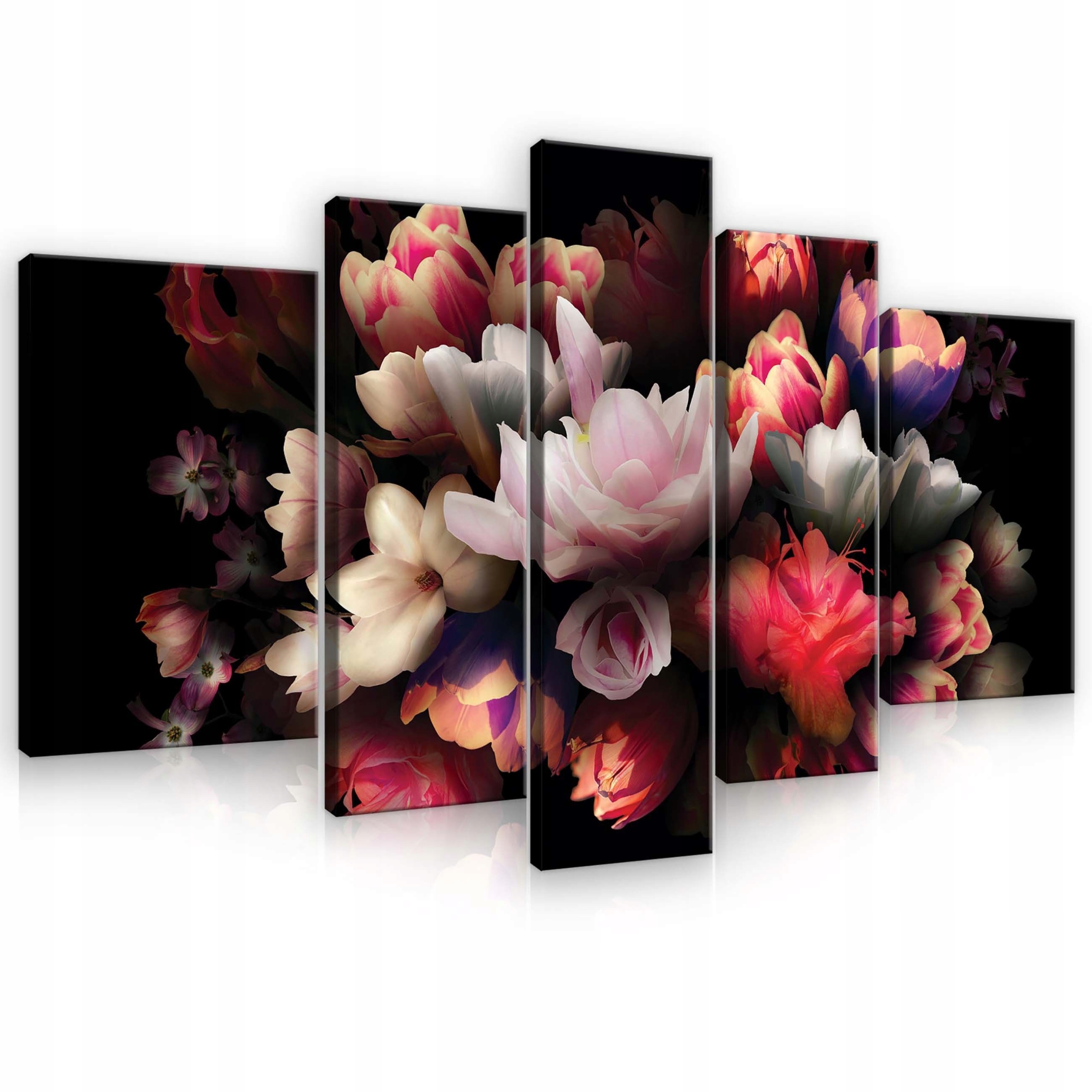 Obraz 170x100 Kvety kytica tmavé pozadie kontrast jemnosť zmyselnosť