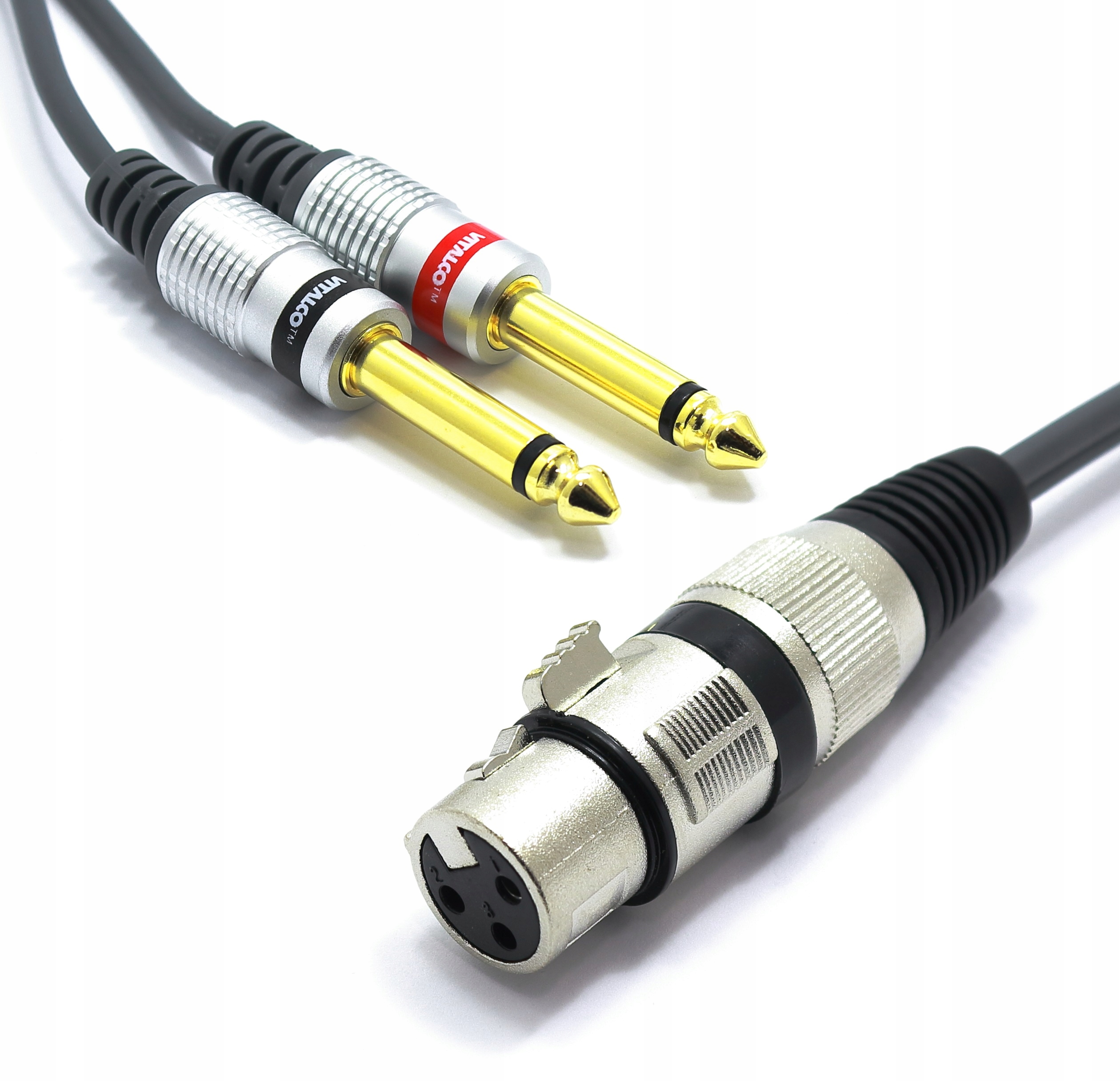 

Kabel Xlr Źeński 2x Jack 6.3 Mono Vitalco 3m
