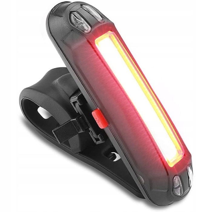 Rowerowe światło Ładowanie USB 500 mAh czerwone Model A2