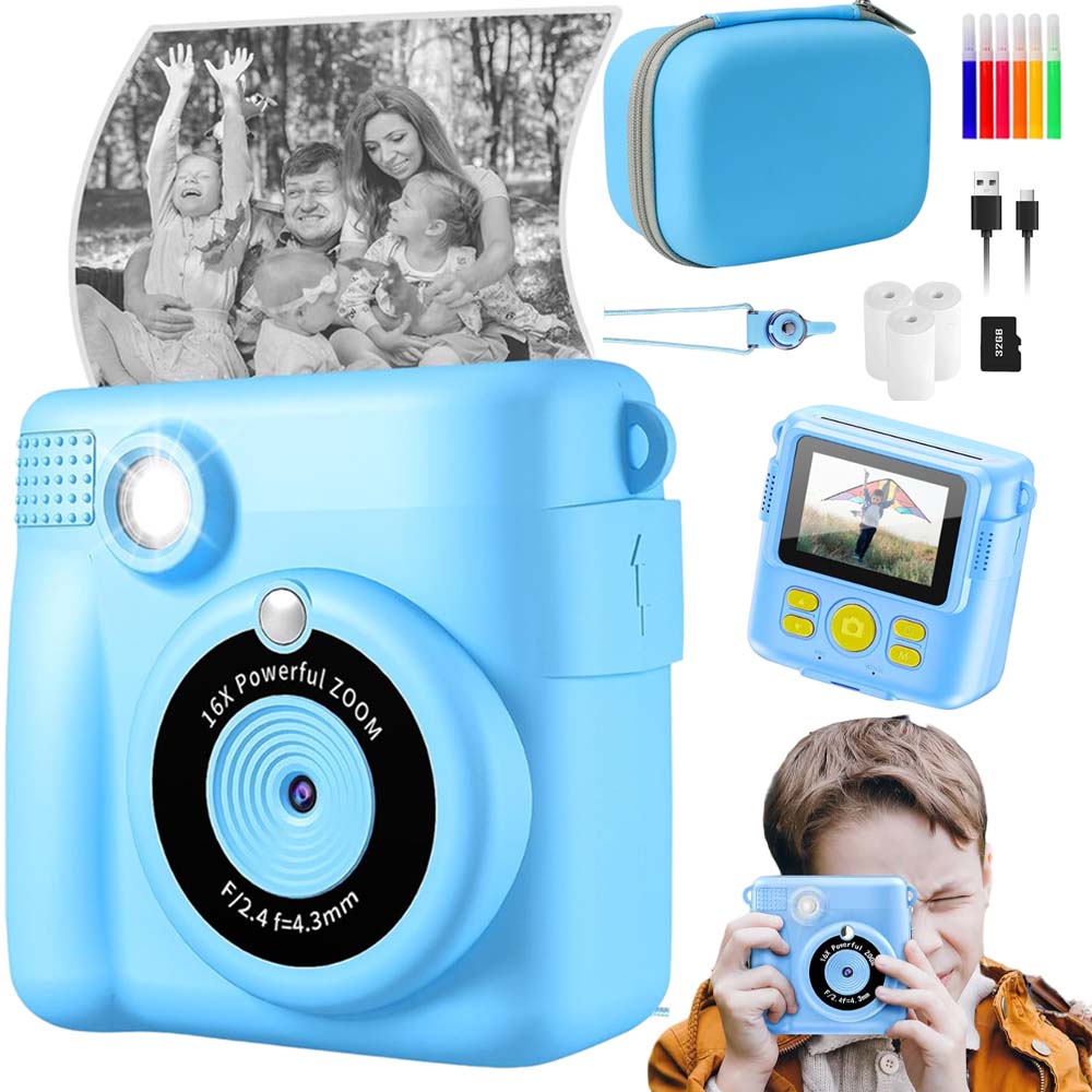 Digitální Instantní Fotografický Fotoaparát Pro Děti, Termální Tiskárna