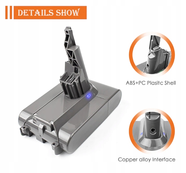 Bateria do Dyson V7 SV11 HH11 Akumulator 6000mAh Producent PRC