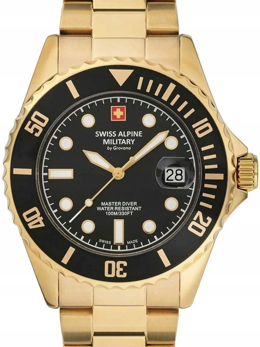 Originální Hodinky Swiss Alpine Military 7053.1117 Nápad Na Dárek