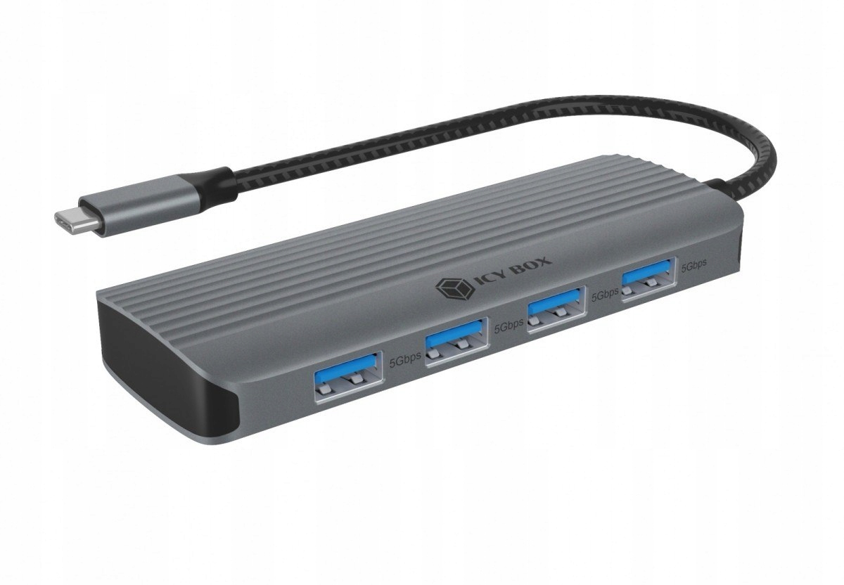 IcyBox Stacja dokująca IB-DK4022a-CPD 6w1, Hdmi,usb,pd