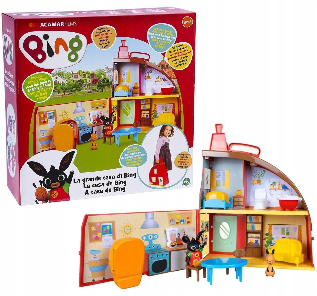 

Bing Domek Duży Piętrowy Dom Figurka Flop Bing