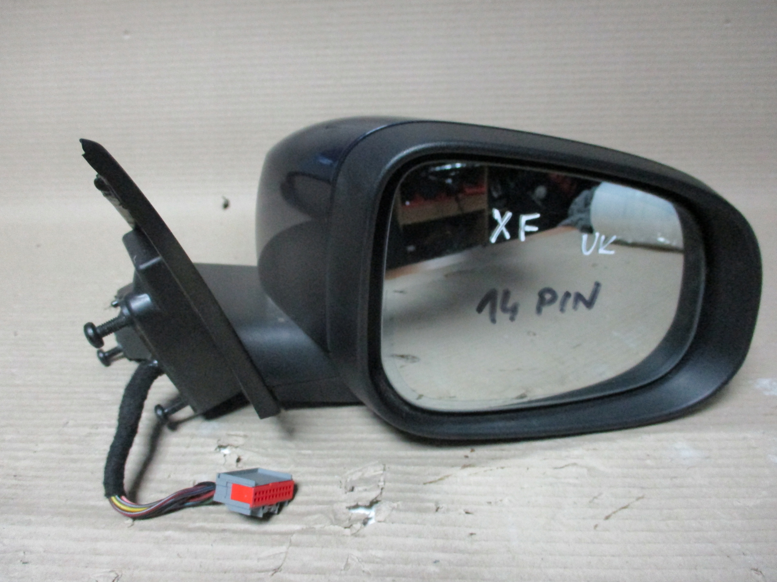 mirror right Jaguar XF 07- 14PIN UK