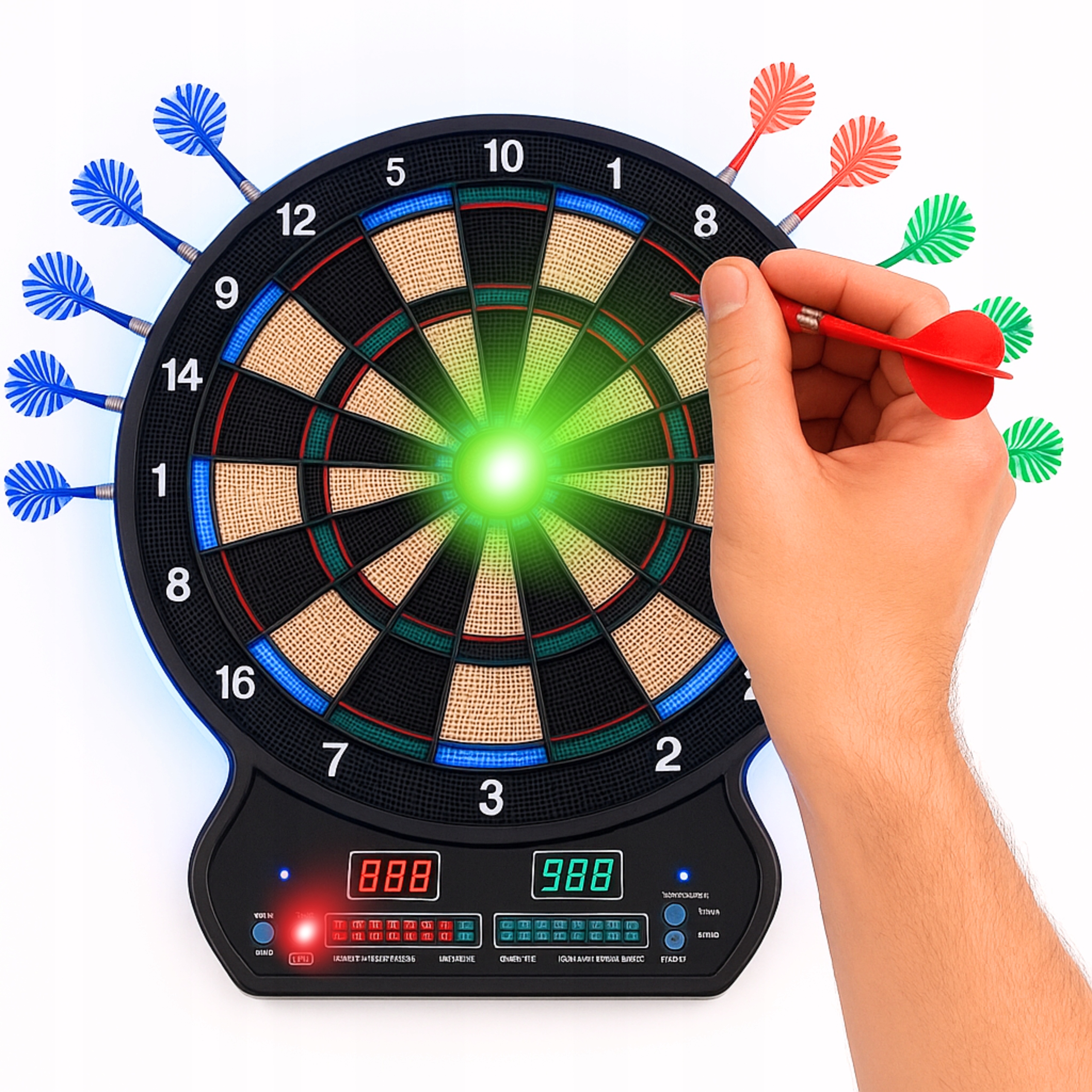Dart automatycznie zlicza punkty Tarcza Dart Led Gra W Rzutki Lotki