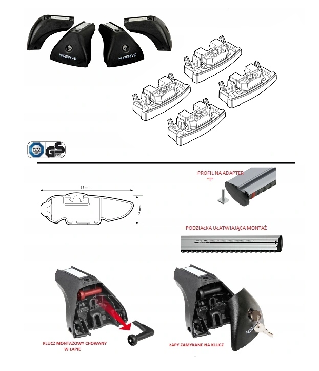 BAGAŻNIK DACHOWY Renault Megan III 5p Model Evos