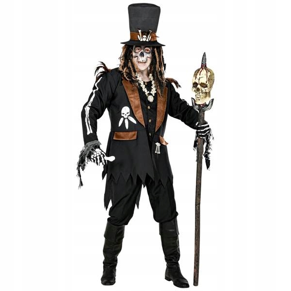Kostým Frak Voodoo Šamana Šamanský Převlek Halloween M