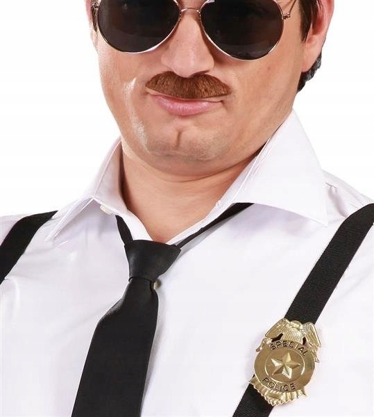 

Odznaka Policyjna Kolor Złoty Blacha Fbi Policja