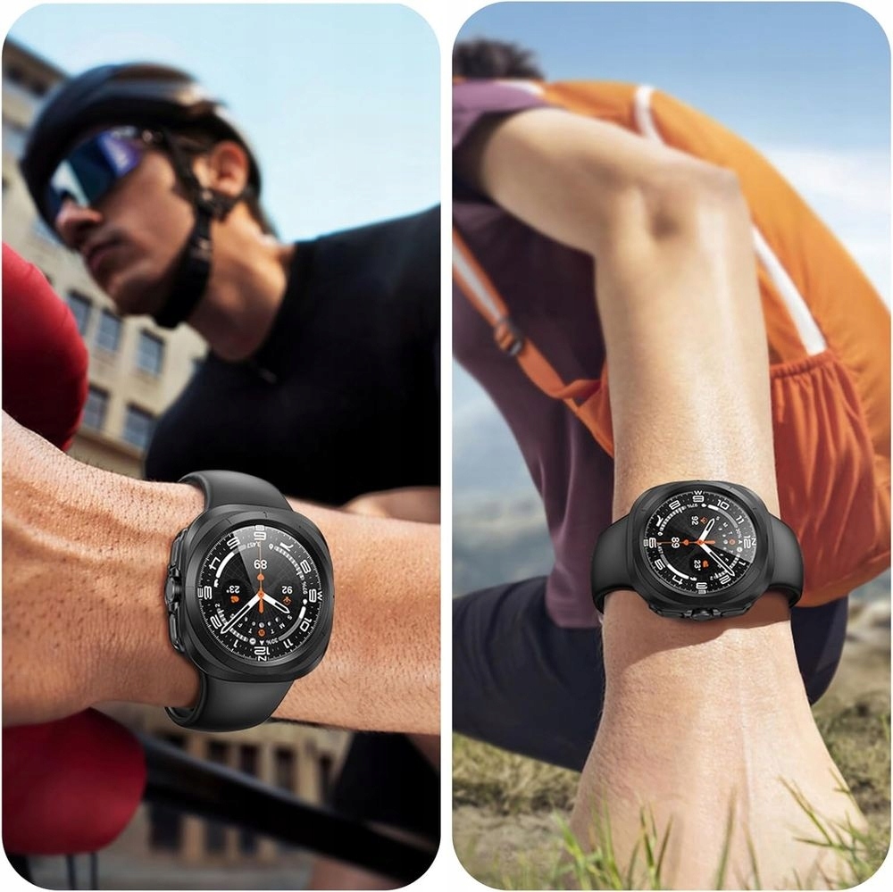 ETUI +SZKŁO 2w1 Defense Case Ochrona 360 do Samsung Galaxy Watch Ultra 47mm Pasuje do modelu Galaxy Watch Ultra