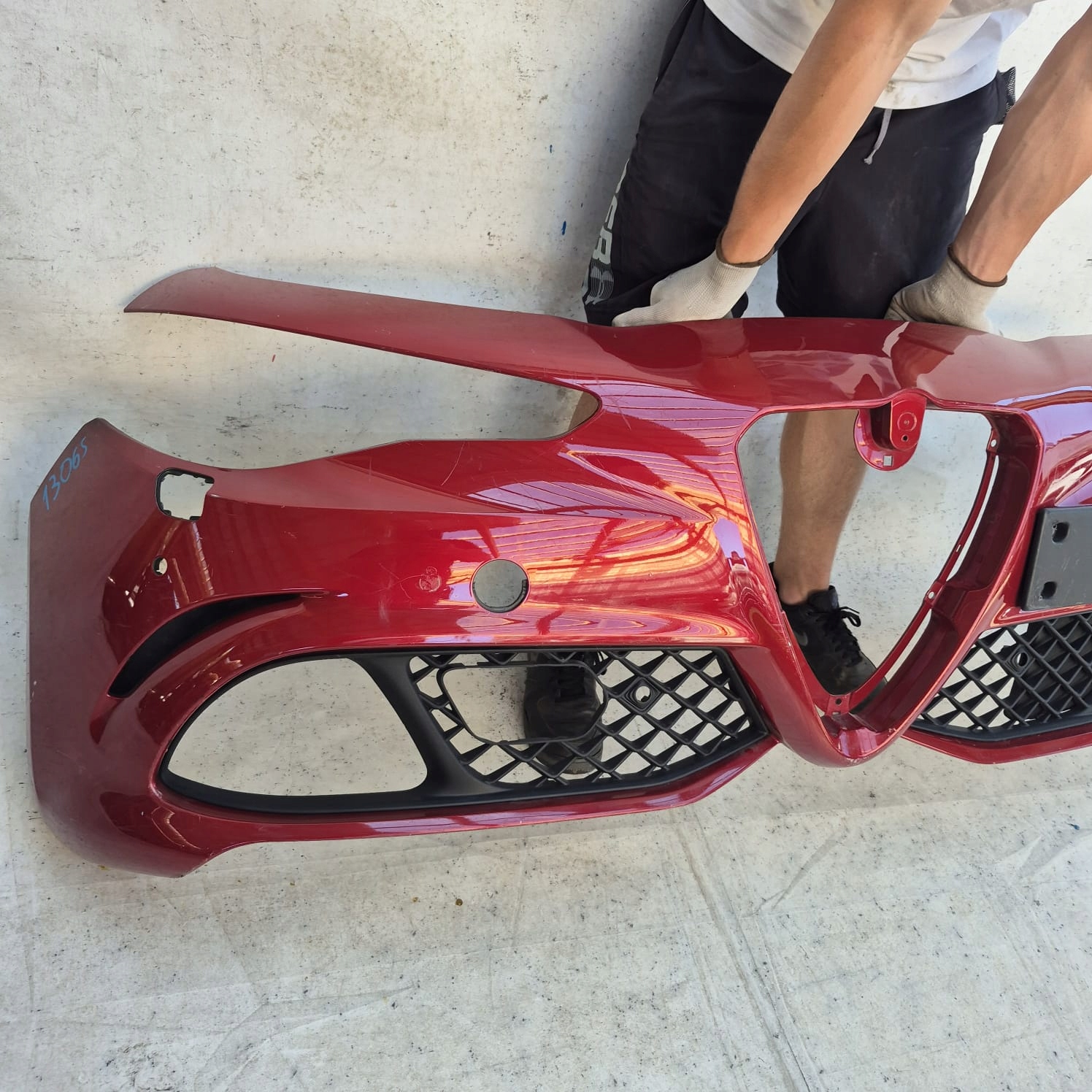 ALFA ROMEO GIULIA QUADRIFOGLIO QV 16- bumper front front SPR PDC