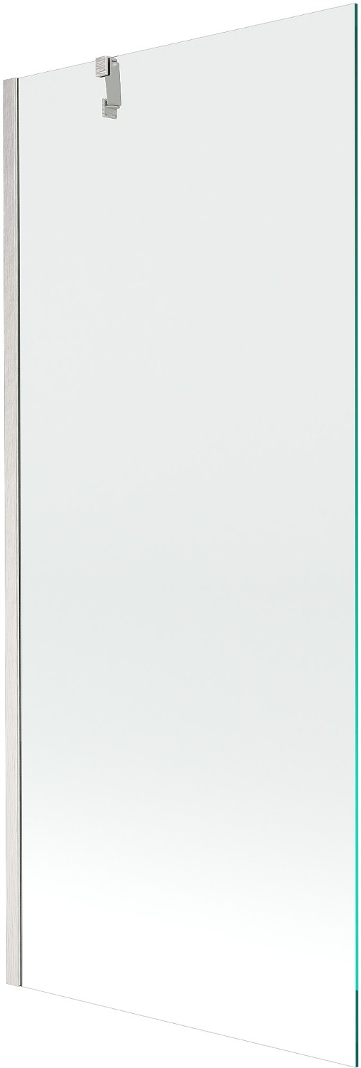 Mexen Next vanová zástěna 1-křídlá 80 x 150 cm, transparentní, kartáčovaný