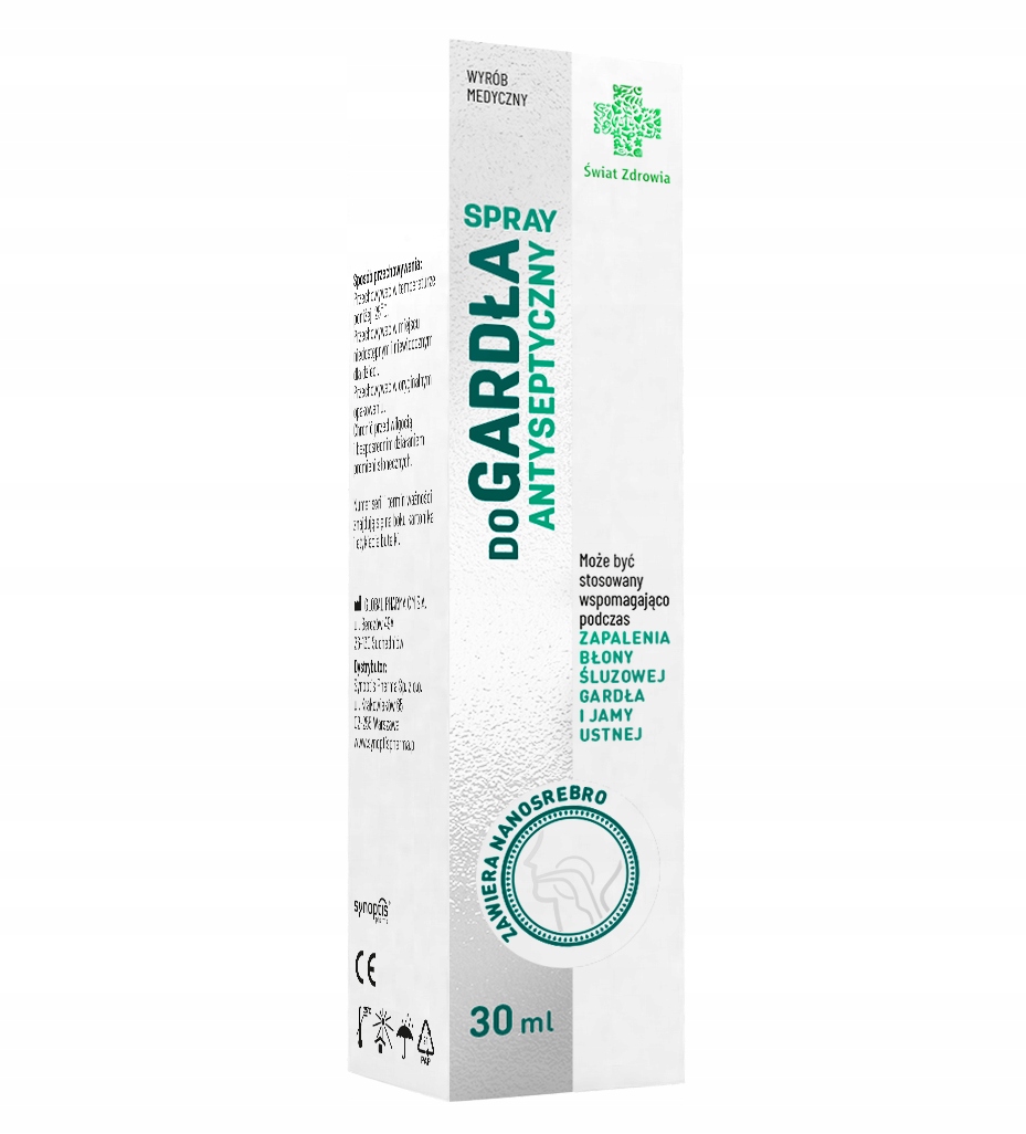 

Spray Na Gardło Ze Srebrem Z Nanosrebrem