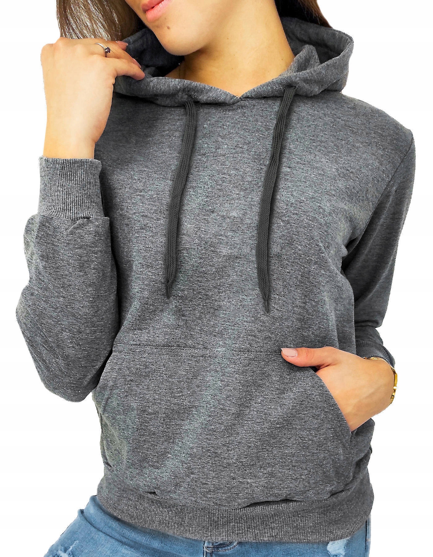 

Bluza Damska Modivos Z Kapturem by0575 - XL