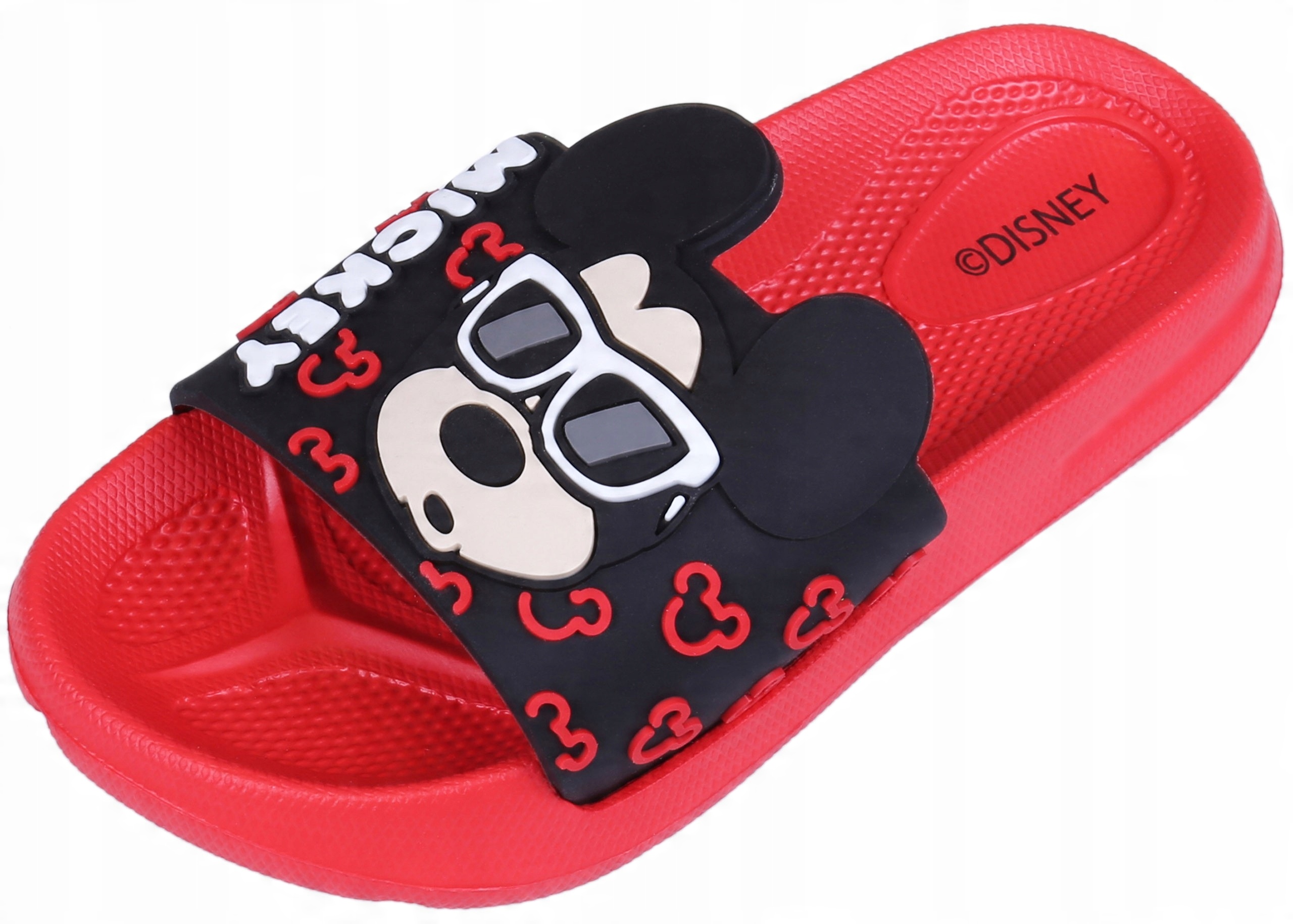 

Czerwono-czarne klapki chłopięce Mickey 31-32 Eu