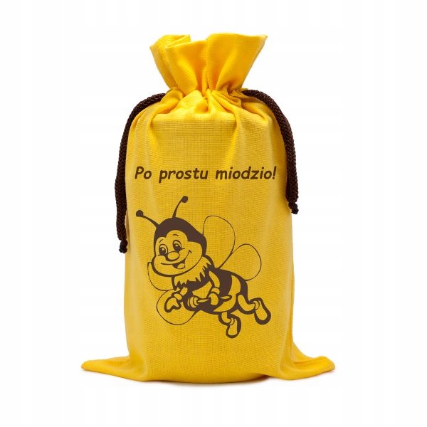 

Woreczek bawełniany Żółty na Miód miodzio