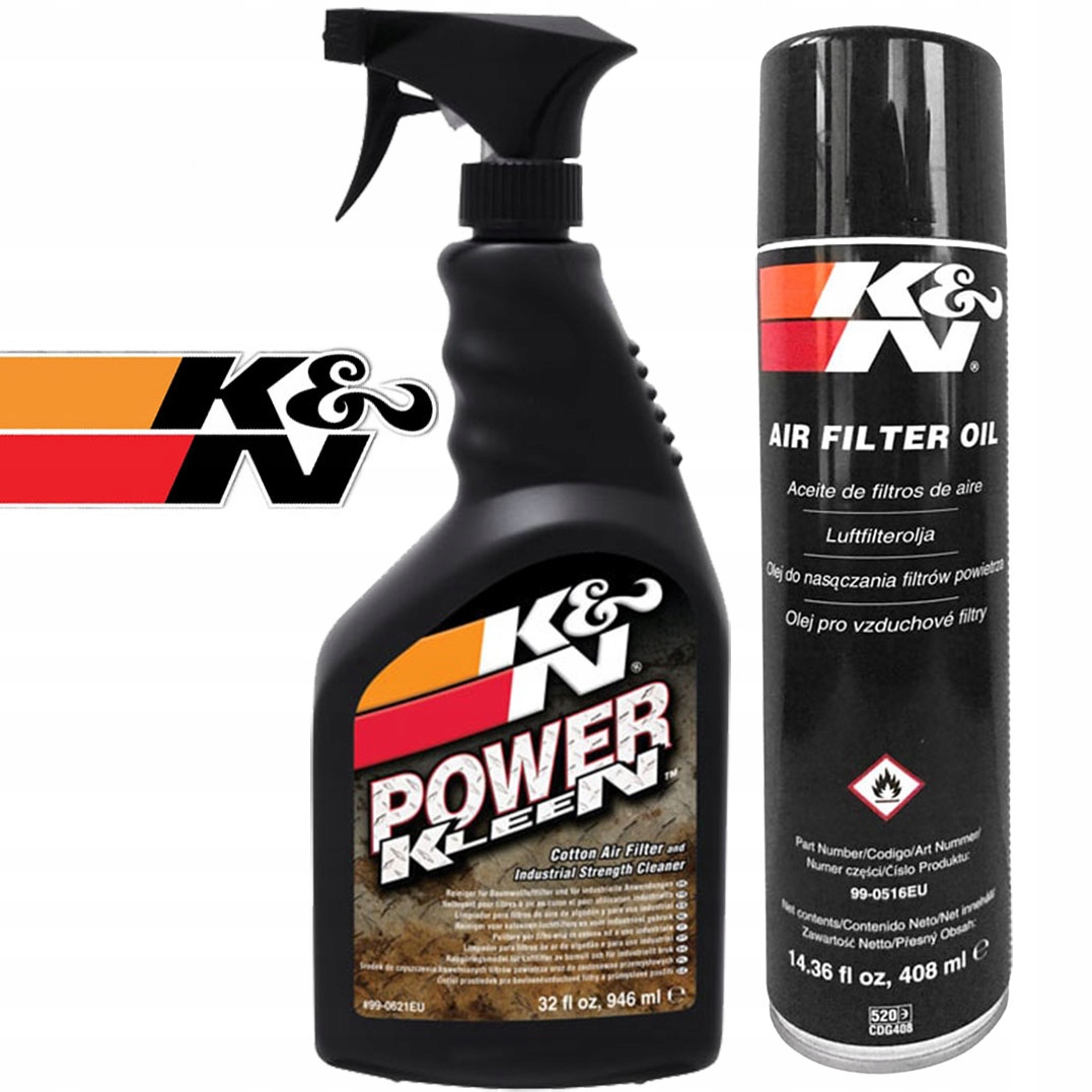 K&N ZESTAW OLEJ + CZYSZCZENIE DO FILTRÓW MEGA