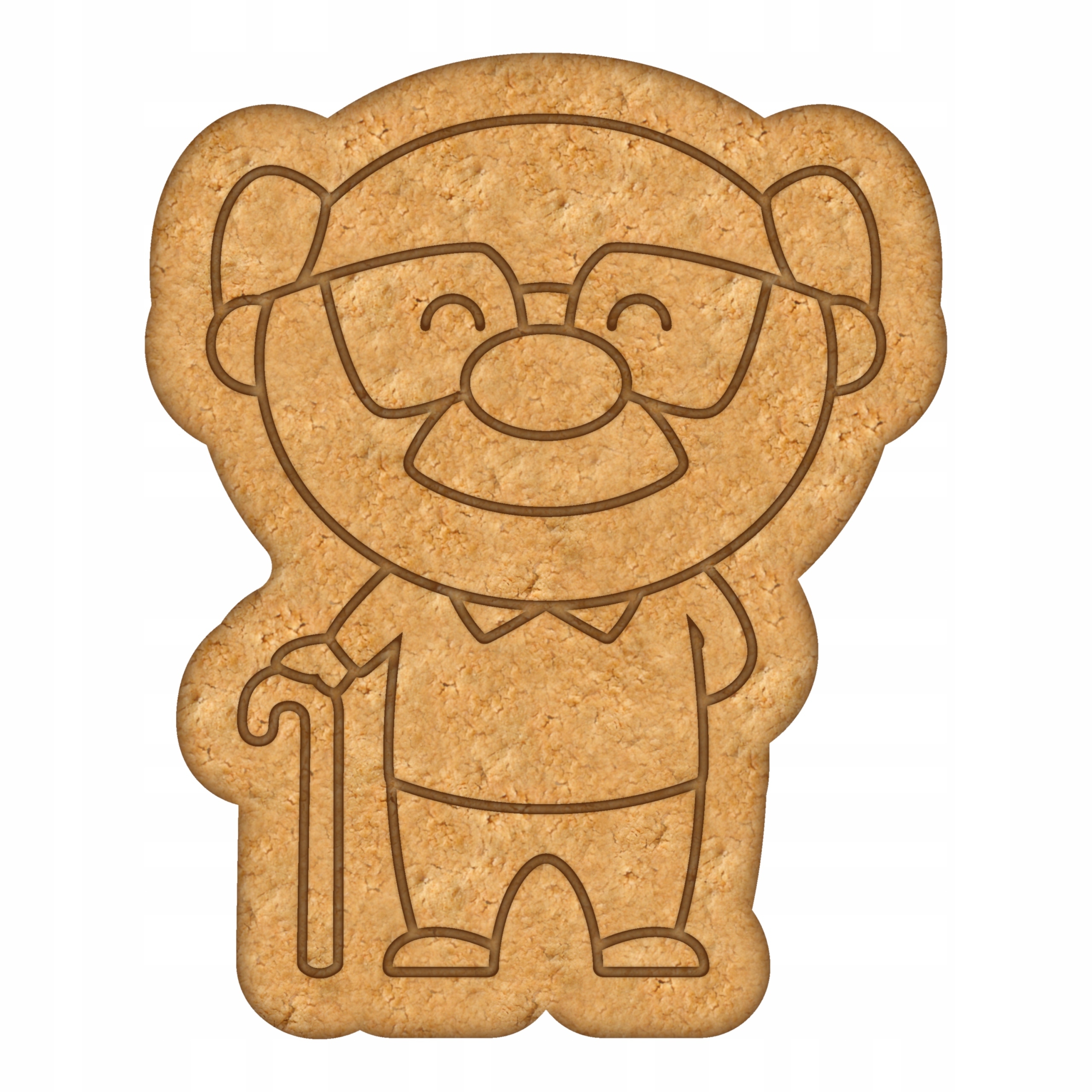 FOREMKA Wykrawacz do Pierników i Ciastek na DZIEŃ BABCI I DZIADKA DZIADEK Marka Cookie Monster