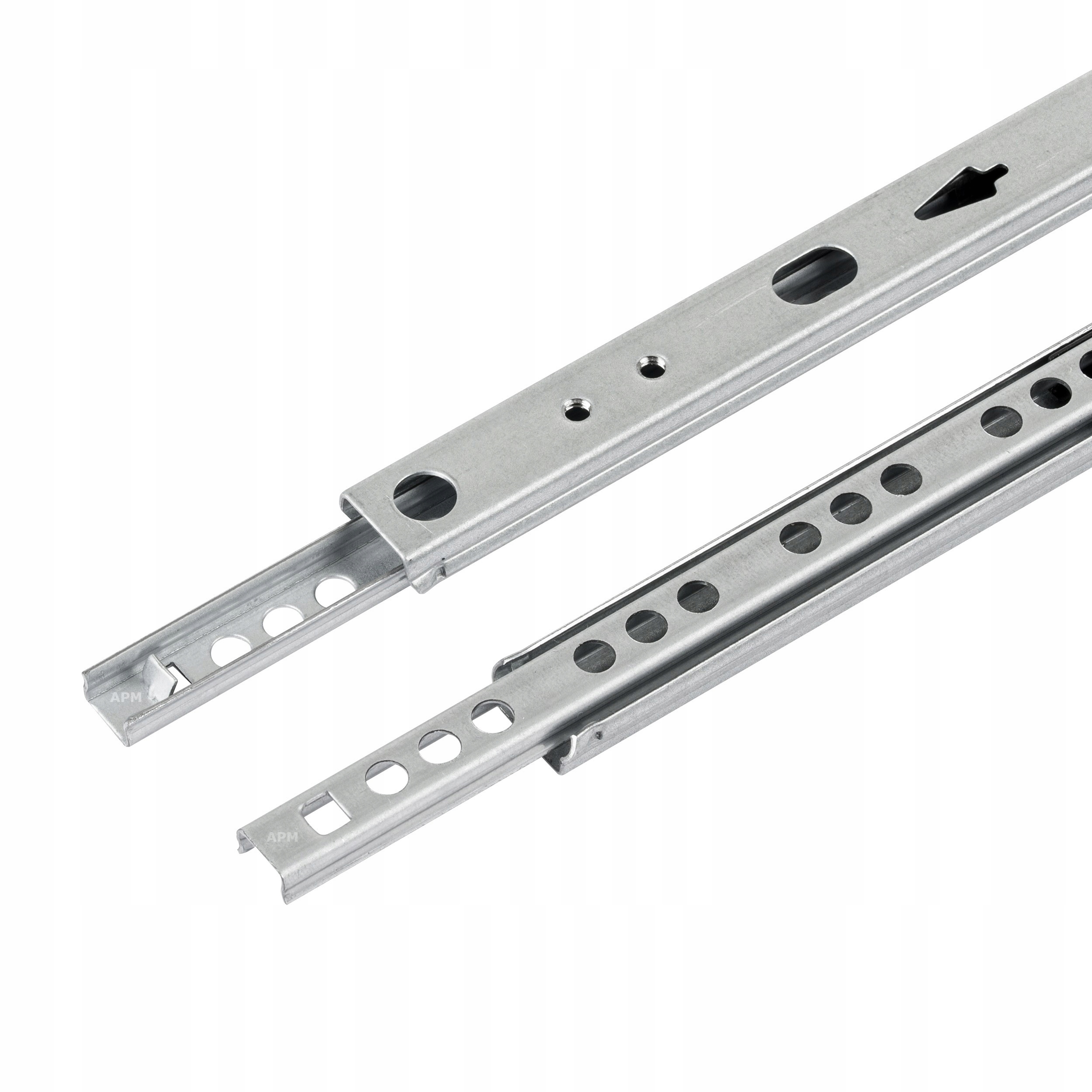 PROWADNICA MEBLOWA KULKOWA DO SZUFLAD H17 MM 342 MM