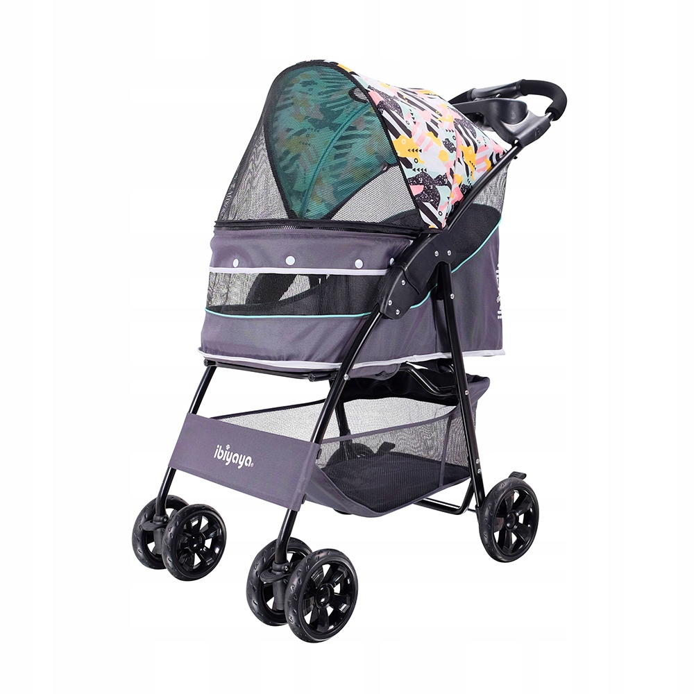 Levně Přepravka Ibiyaya Cloud 9 Kočárek pro psa kočku FS2010-G 57 x 44 x 97 cm