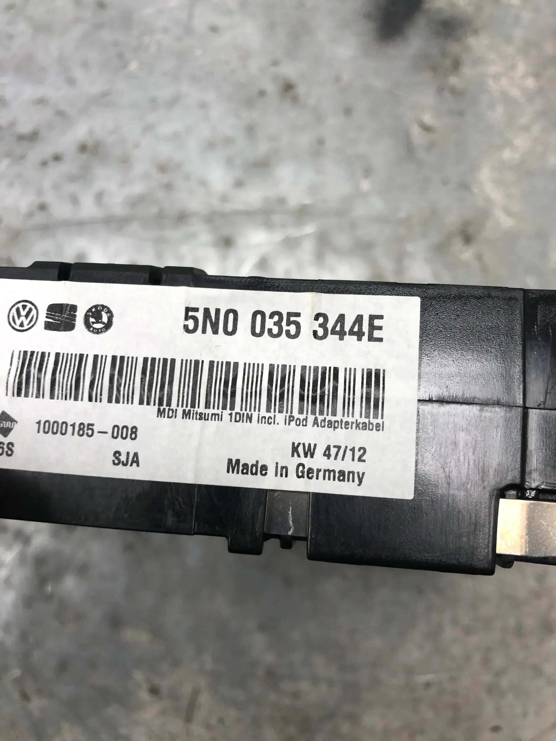 INTERFEJS MULTIMEDIOW VW PASSAT B7 KOMBI 5N0035344E