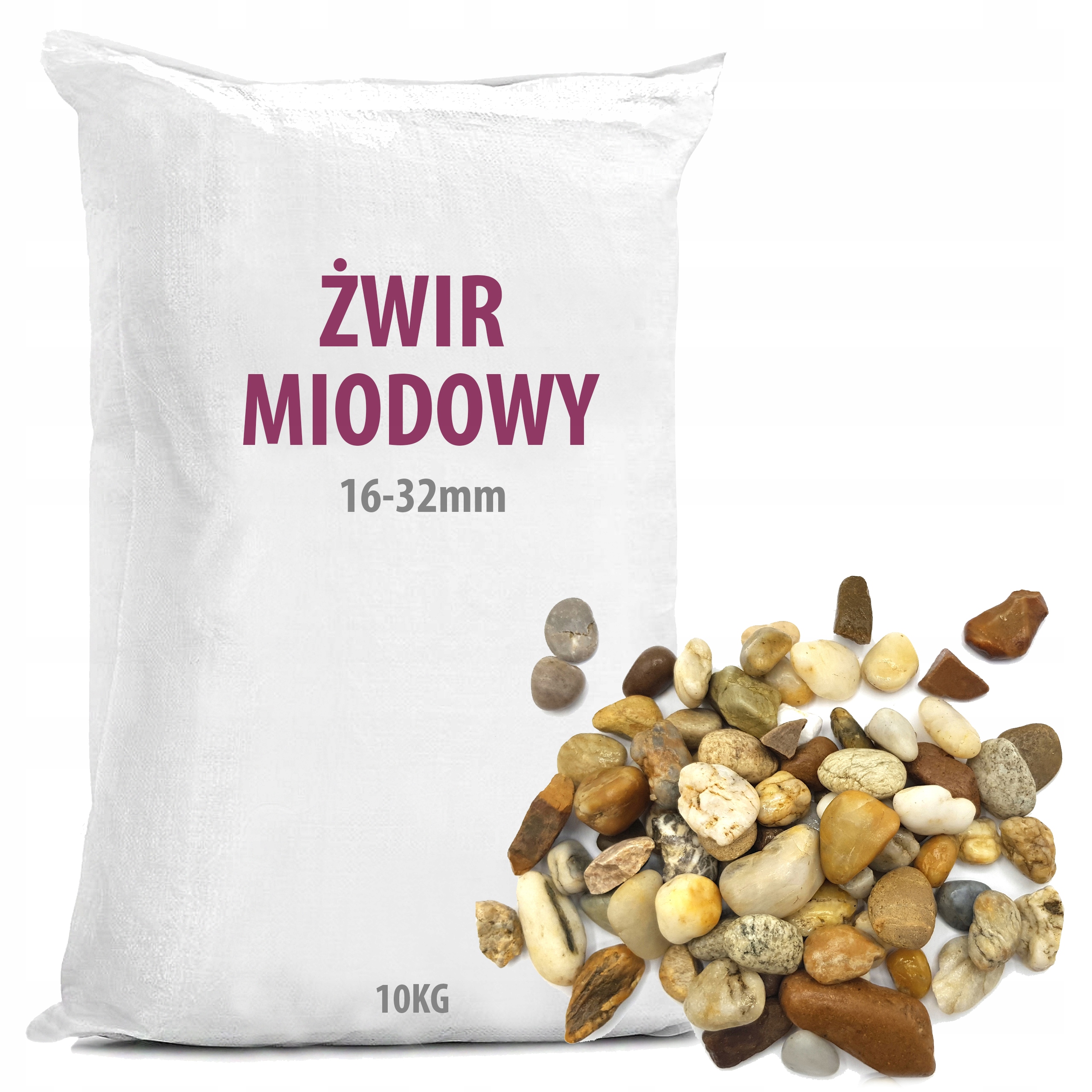 

Żwir Ogrodowy Miodowy 16-32mm Kamienie 10KG