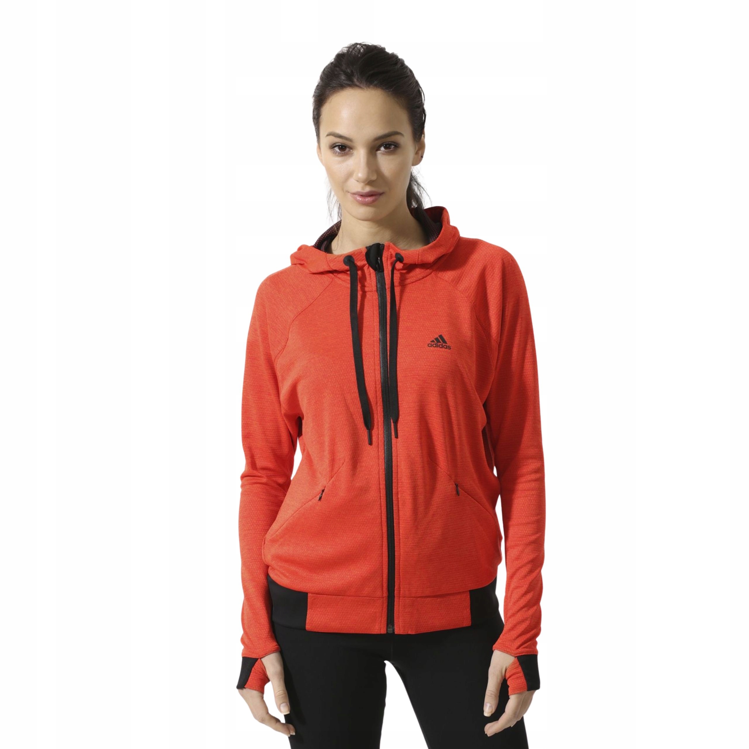 Damska rozpinana bluza Adidas Climalite Perf Fz Hoody A S