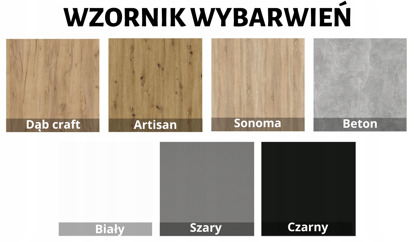 6x krzesło skandynawskie + stół rozkładany CRAFT Długość stołu 120 cm