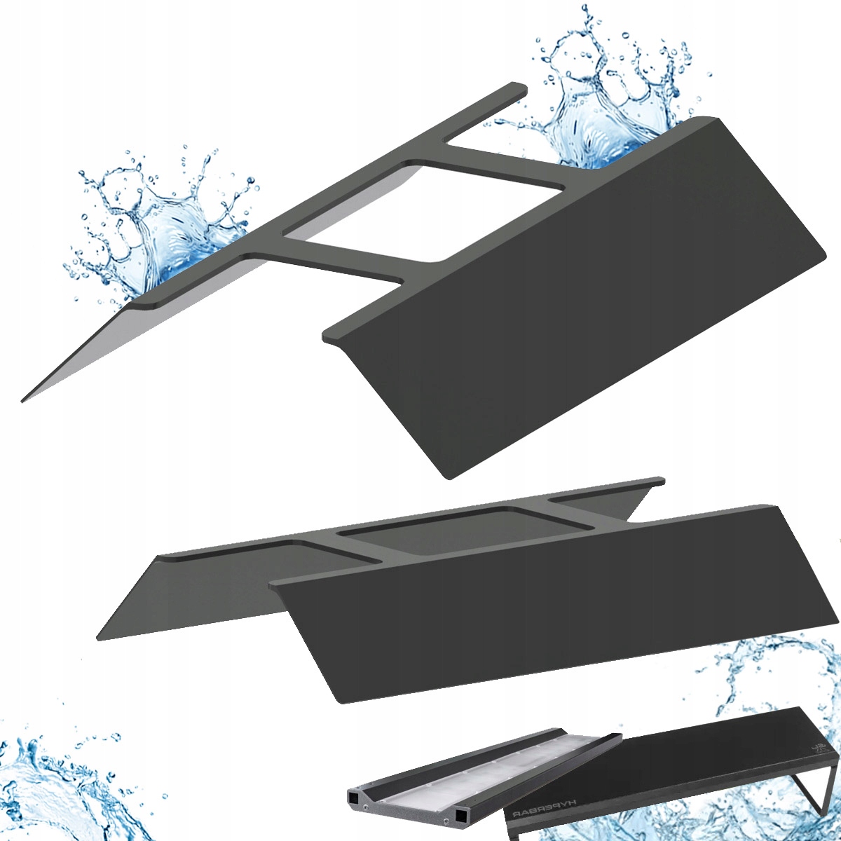 Stínidlo na lampu mj. Hyperbar Fm 45 – 45 x 13 cm – Kryt akvarijní lampy