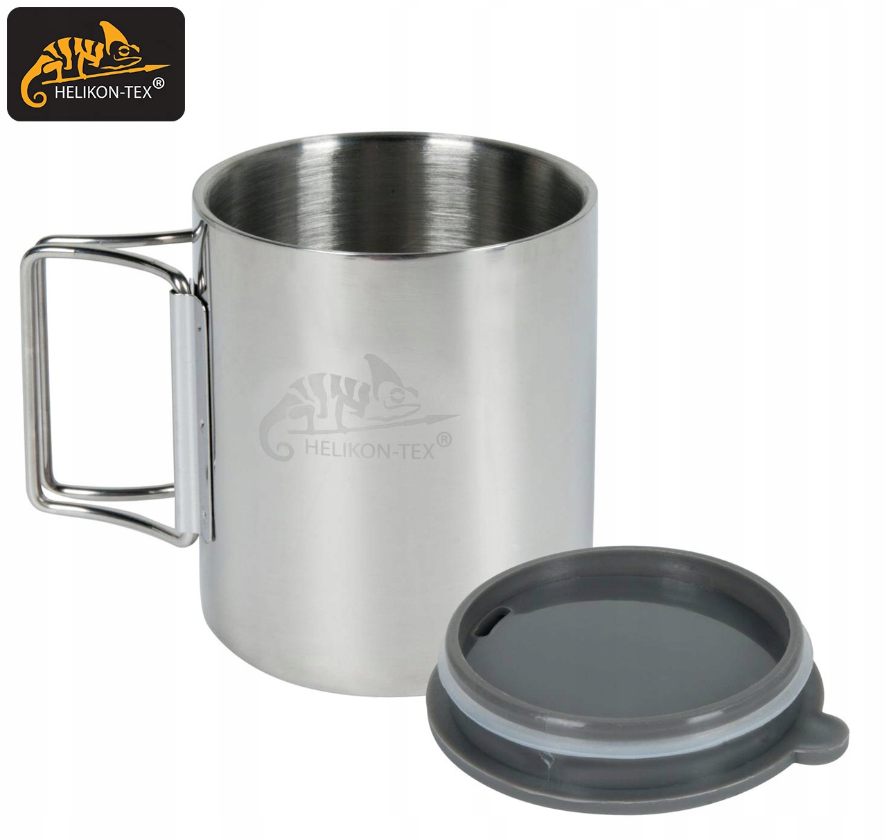 Kubek Termiczny Turystyczny HELIKON z przykrywką STAL NIERDZEWNA 250ml Kod producenta TK-TK1-SS-15